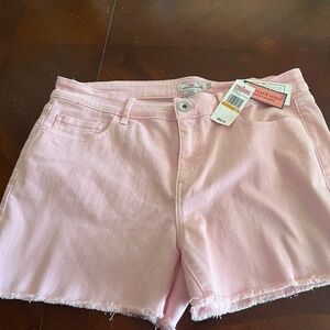 Vineyard Vines Raw Edge Pink Cloud Denim Sorts Size 29 NWT